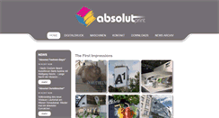 Desktop Screenshot of absolutprint-digitaldruck.at
